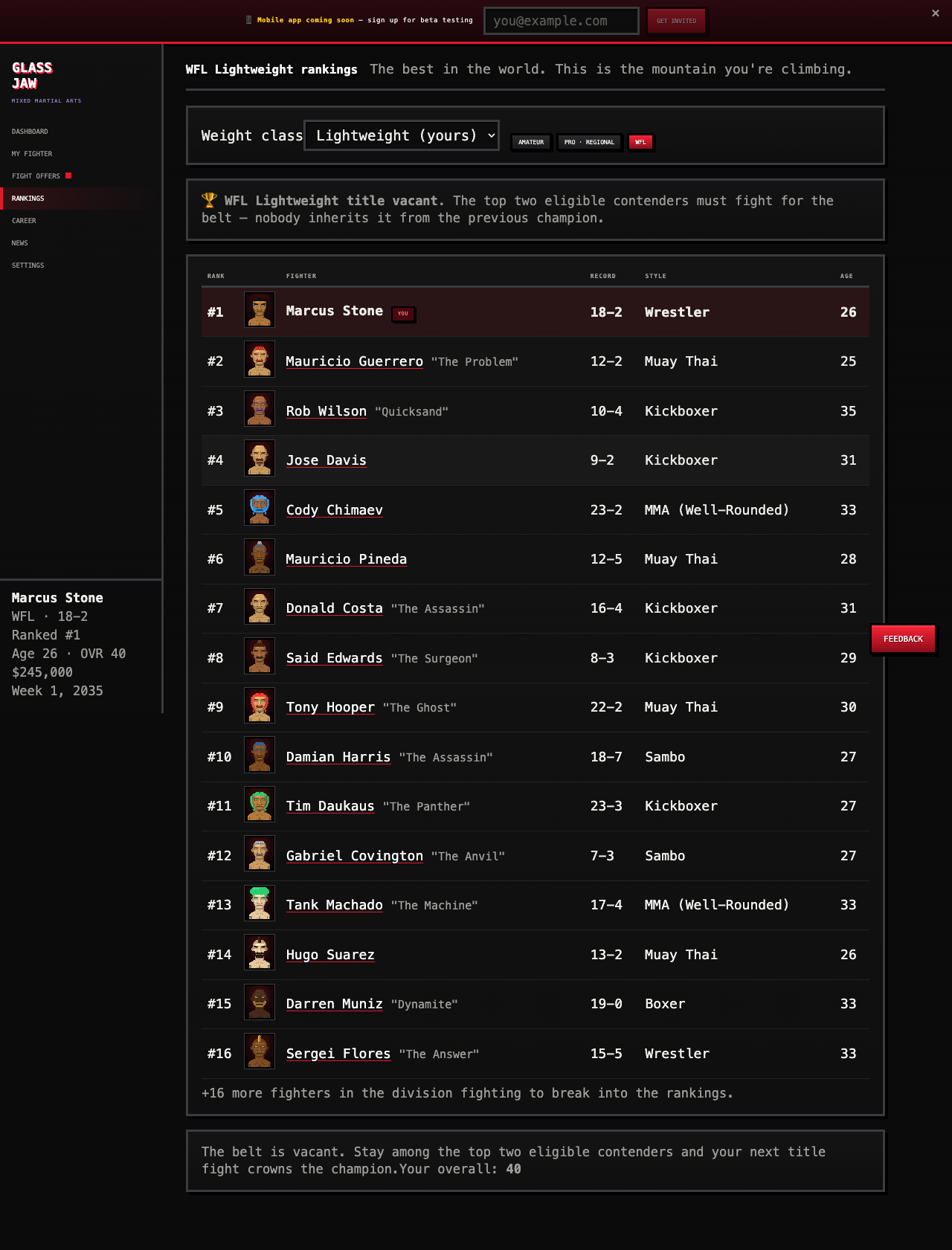 One-year title defense deadlines are live — screenshot 2