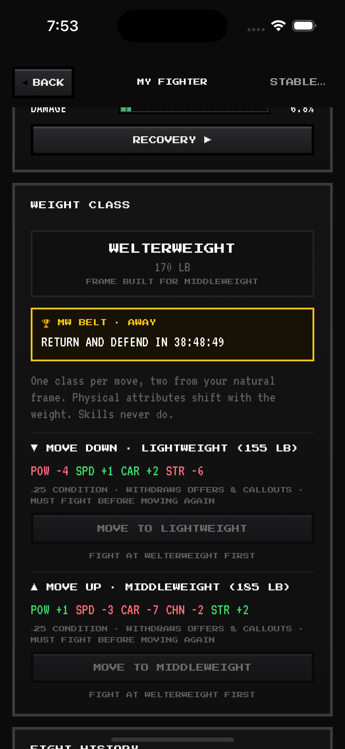 Weight-class moves come to the WFL — screenshot 4