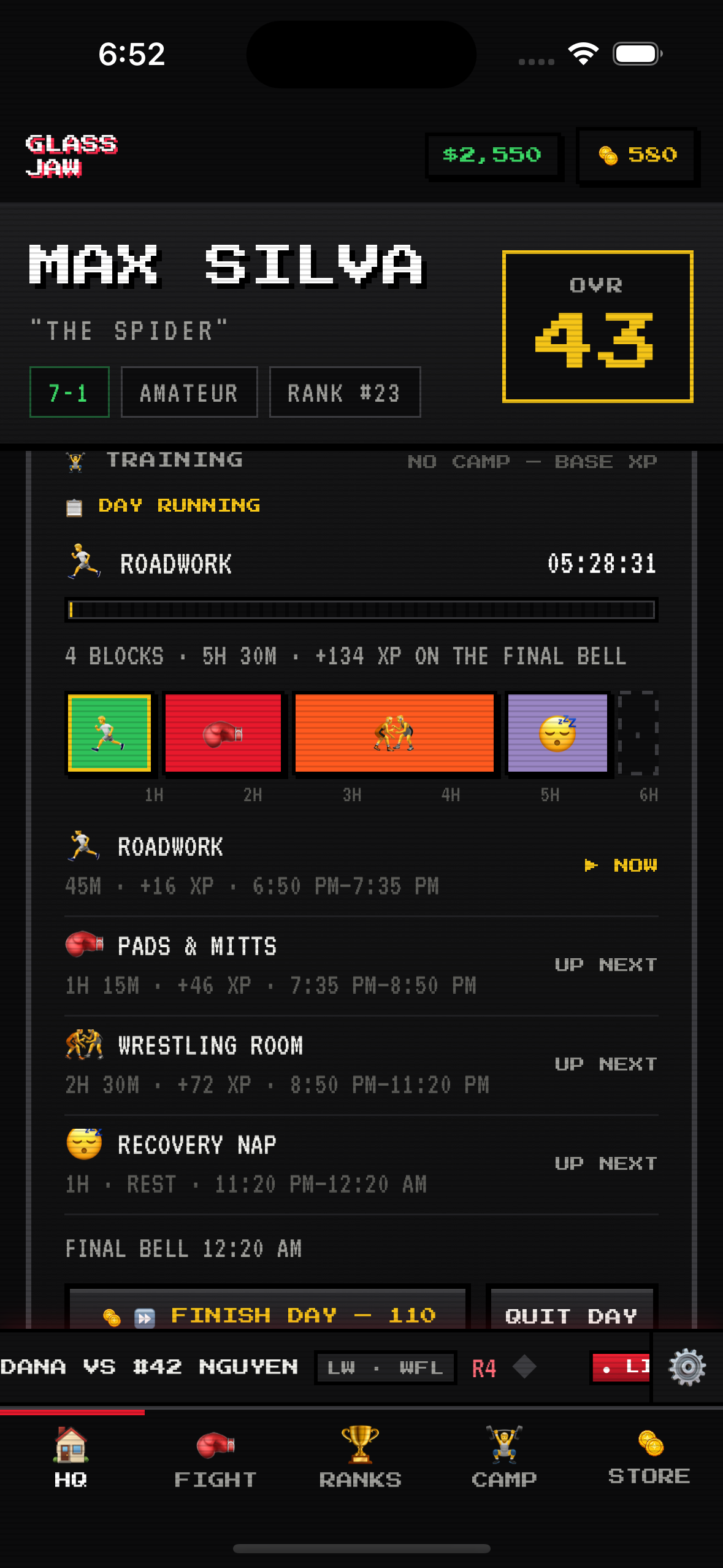 PLAN YOUR DAY: stack a training day and let it run — screenshot 3