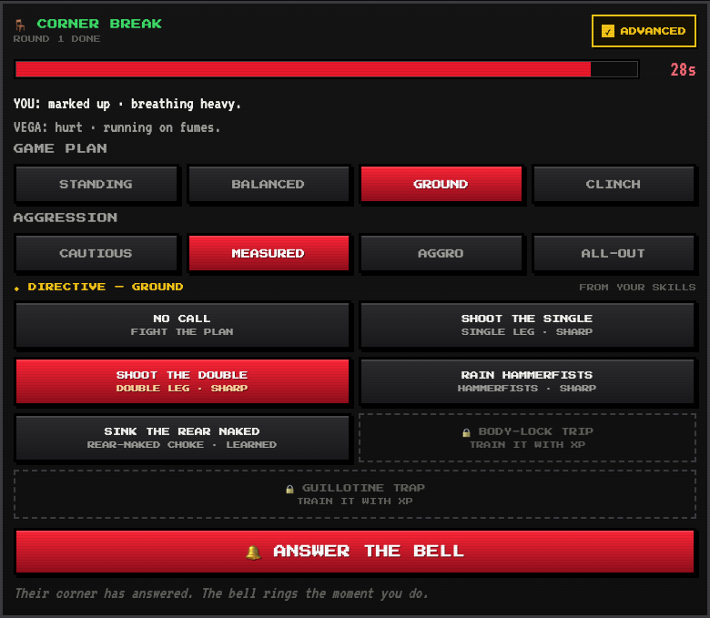 Call the shot with Advanced Strategy — screenshot 1