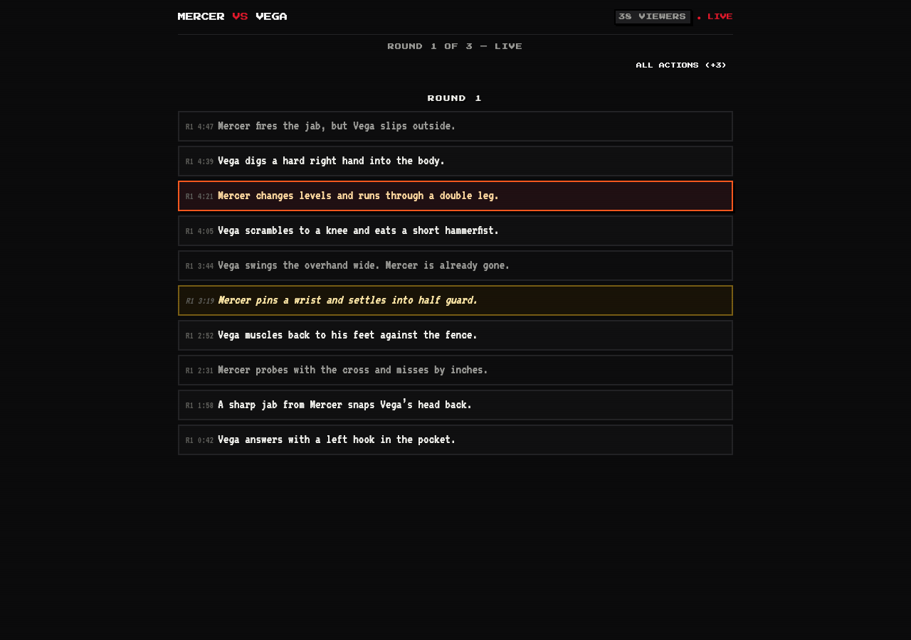 Every swing makes the fight feed — screenshot 1