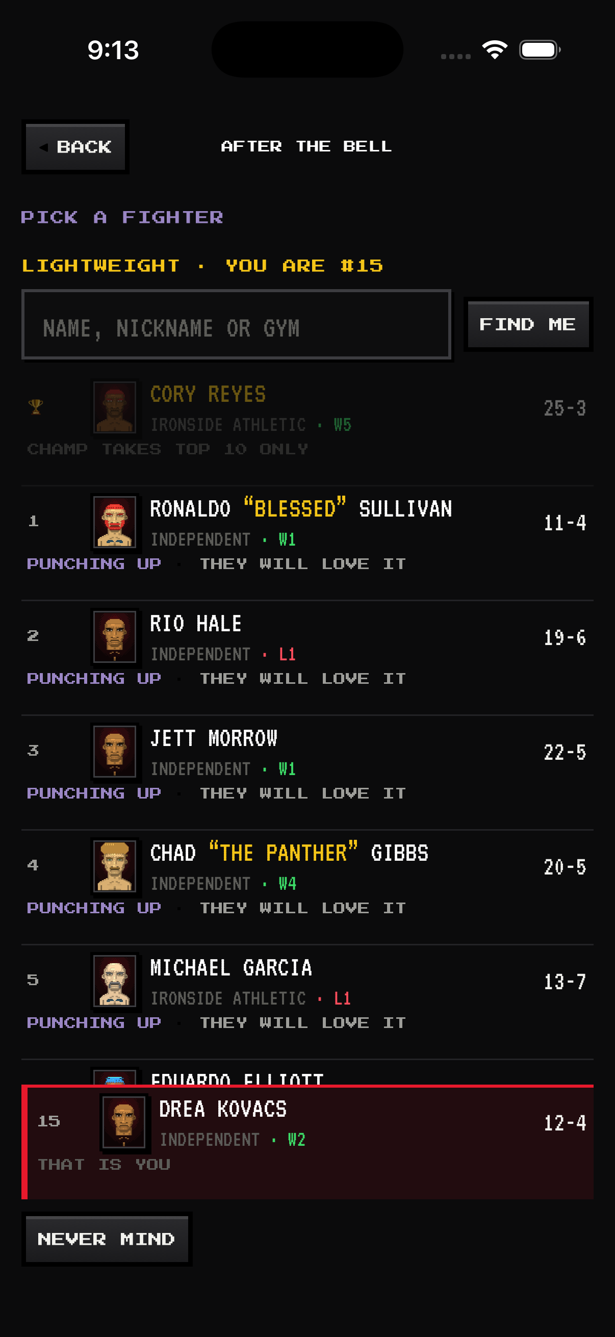 After the bell: the post-fight interview is a whole new game — screenshot 2